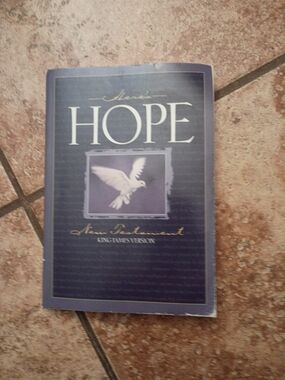 Hope New Testament Paperback - Navy Blue Cover